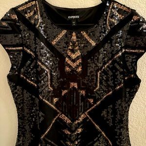 Express Sequins Dress